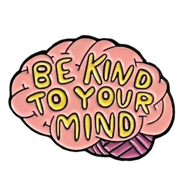 Be Kind to your Mind Mental Health Awareness Enamel Pin - Picture 1 of 3